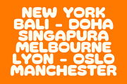 Osora | Bold Bubble Font, a Sans Serif Font by Koplexs Studio (Thumbnail 4 of 10)
