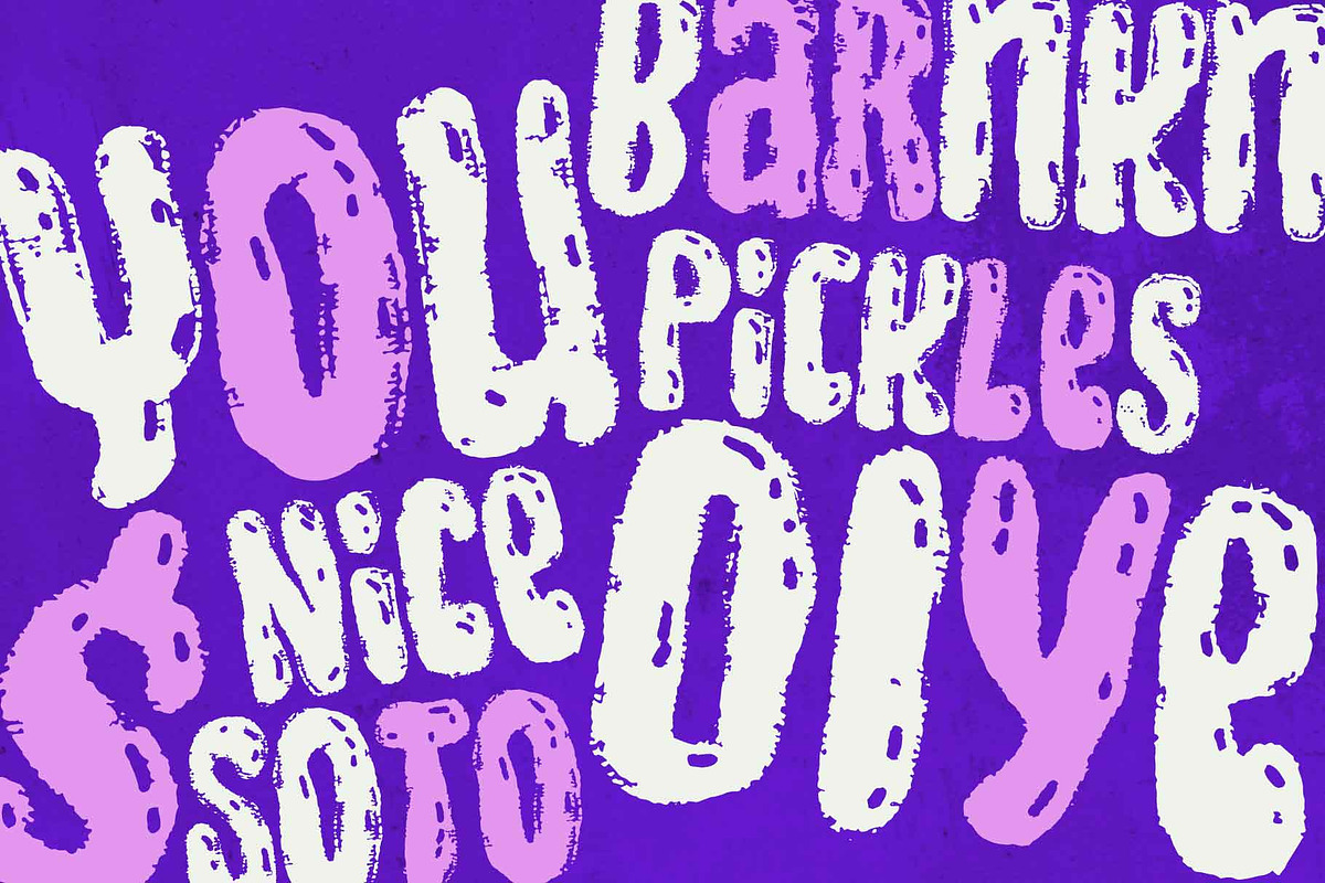 Flush Brush; Brush Display Font, a Script Font by Eko Bimantara (Photo 5 of 6)