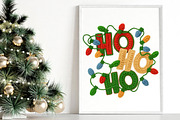 Ho Ho Ho Png, Christmas Png, an Illustration by Canvas Craft (Thumbnail 2 of 5)