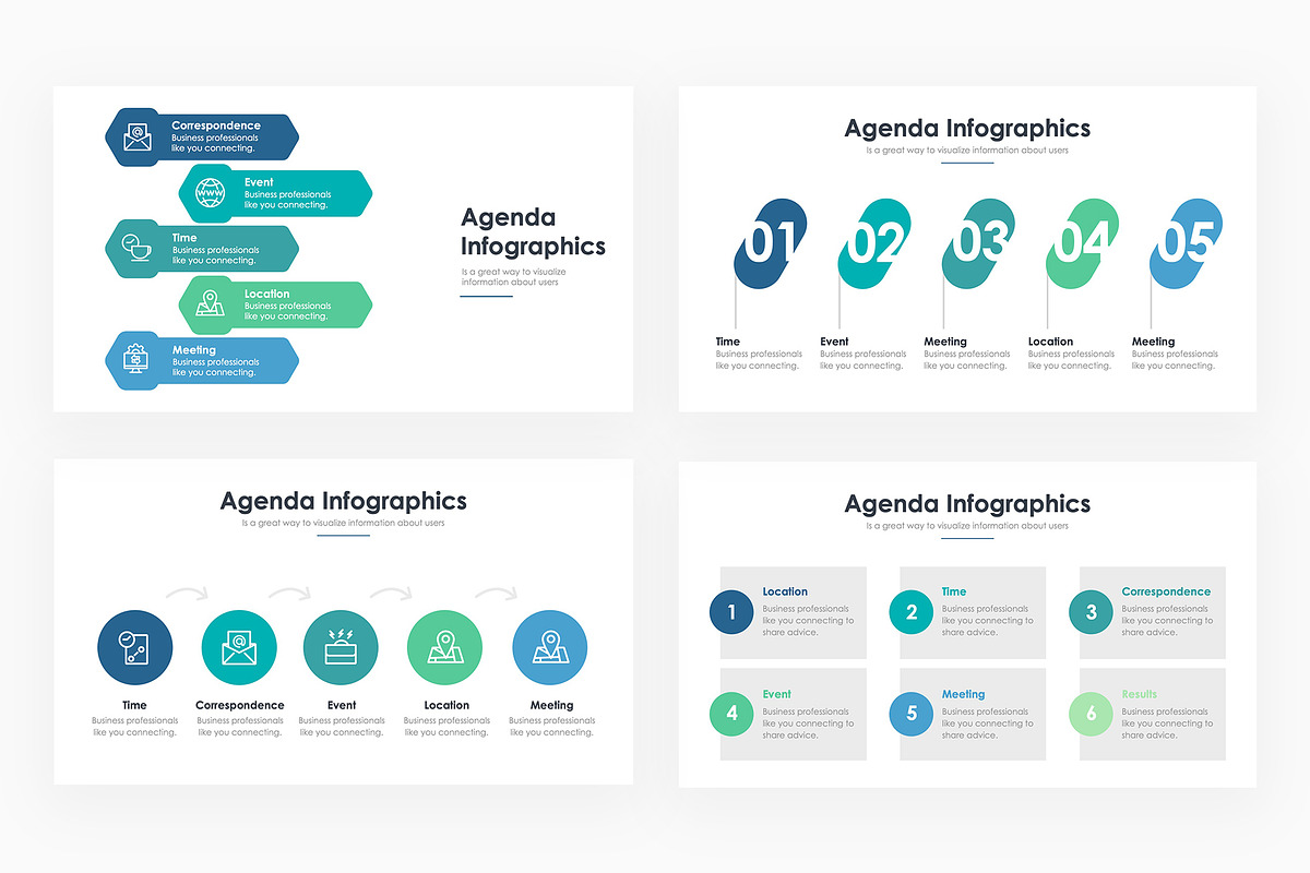 Agenda Infographics - PowerPoint, a Presentation Template by slidequest (Photo 6 of 6)