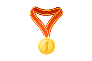 Awards cup icon. Trophy symbol, an Object Illustration by Things for designers