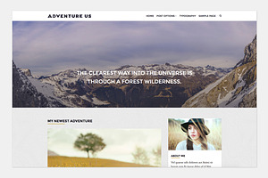 Adventure Us - Travel Blog Theme