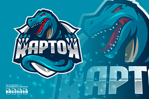 Raptor Mascot Esport Logo, a Branding & Logo Template by prps.std