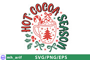 Hot Cocoa Season Hand-Drawn SVG PNG, a Graphic by mh_arif (Thumbnail 4 of 4)