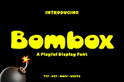 Bombox A Playful Bubble Display Font, a Handwritten Font by Artolabs (Thumbnail 1 of 11)