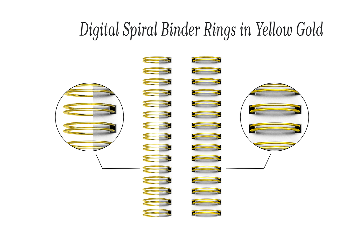 Spiral Digital Binder Rings Set, an Object Graphic by 3PointsCreative (Photo 2 of 6)