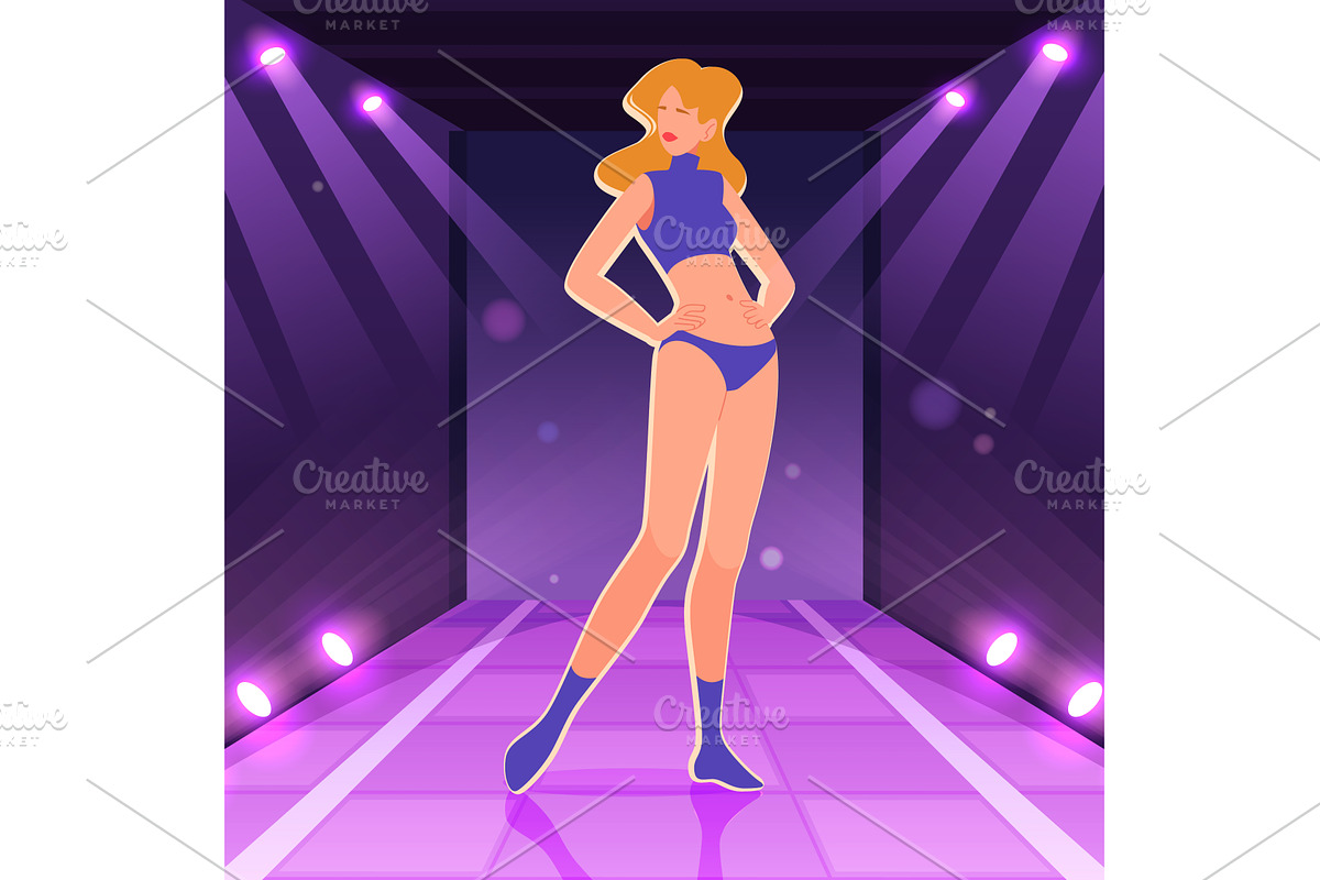 Fashion girl. female character with, an Object Illustration by Onyx