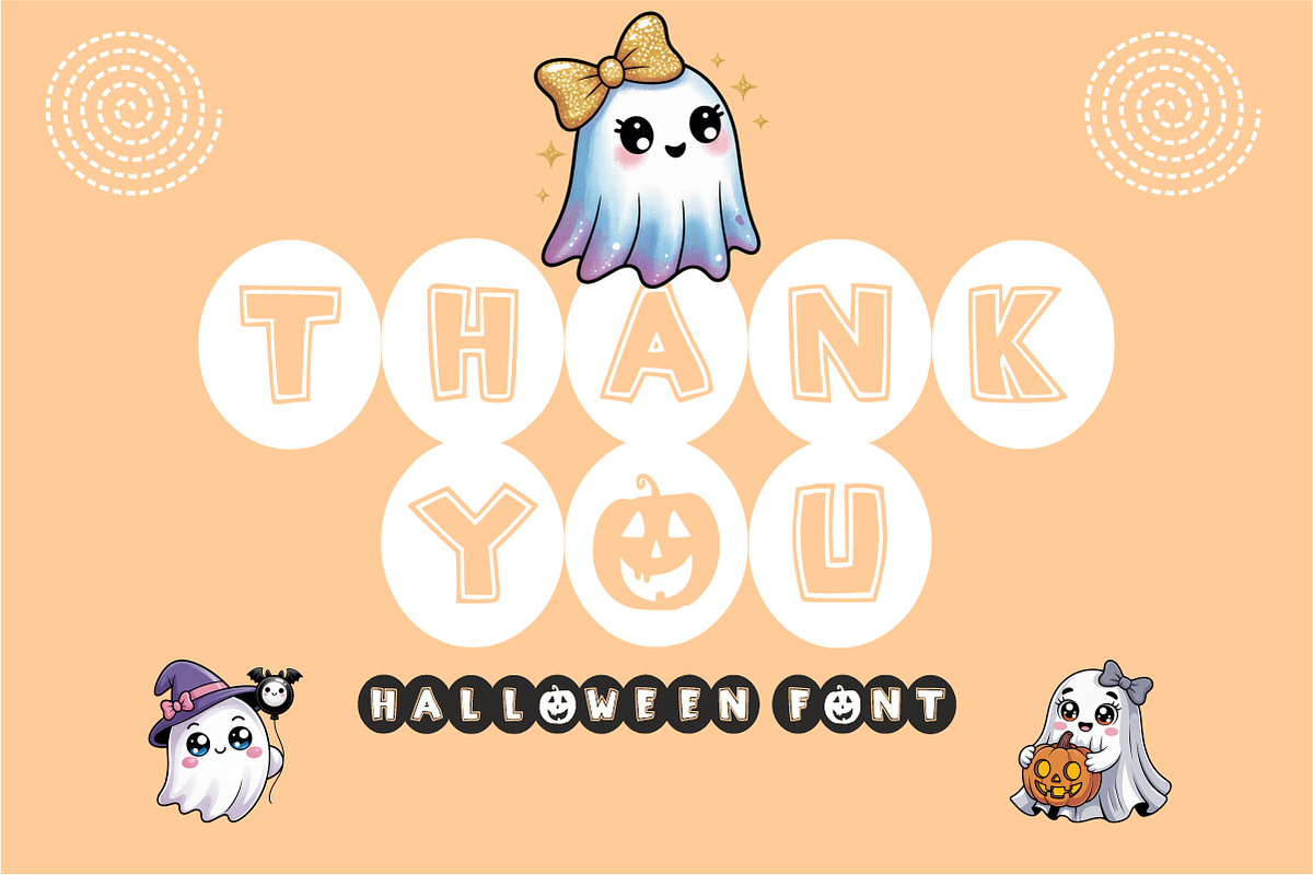 Halloween Cartoon - Spooky Font, a Sans Serif Font by KiddoGlyphs Studio (Photo 5 of 5)