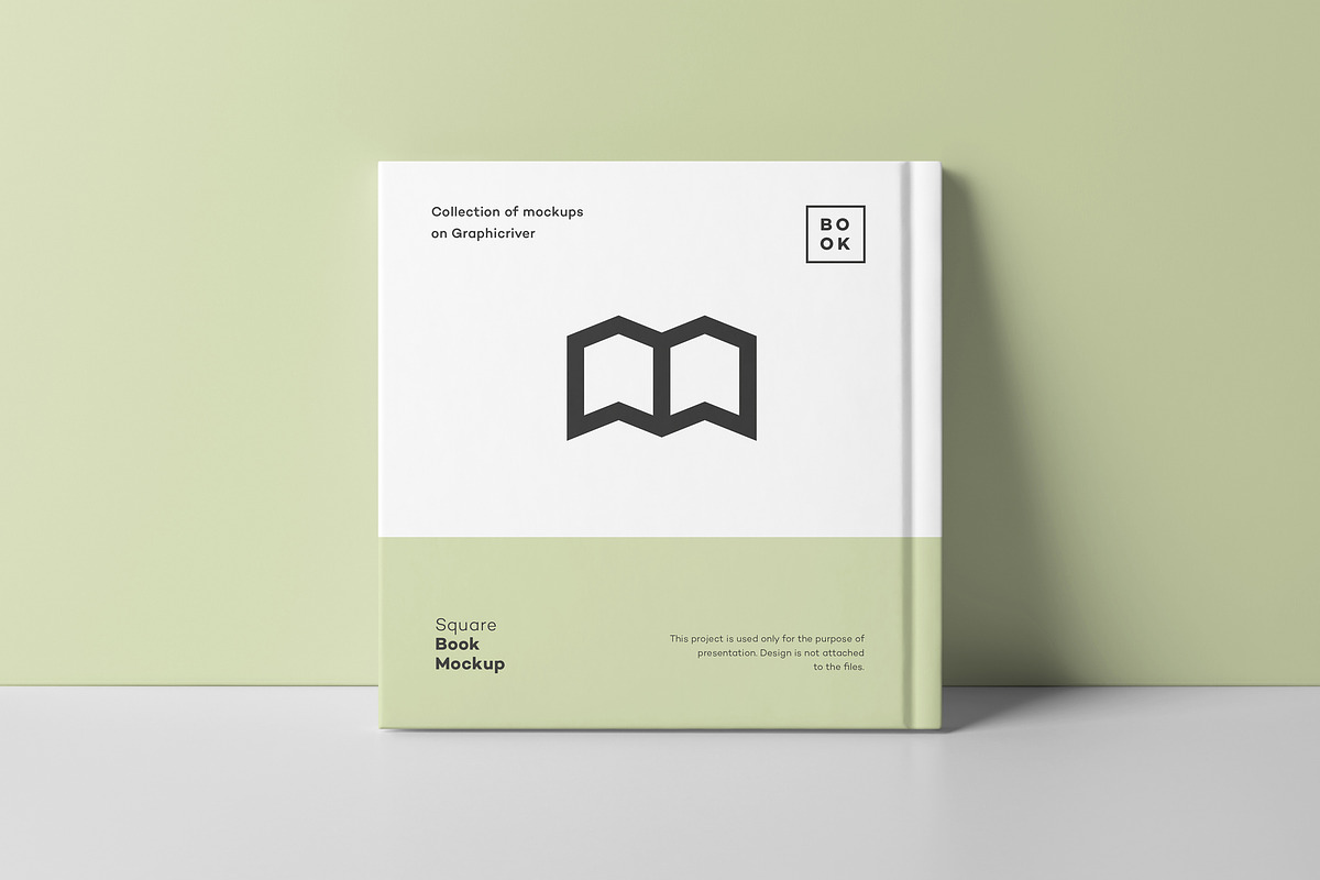 Square Book Mock up 2, a Books & Magazine Mockup by Yogurt86 (Photo 12 of 18)