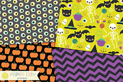 Halloween Digital Paper Pack, a Pattern Graphic by Paper Day Printables (Thumbnail 4 of 4)