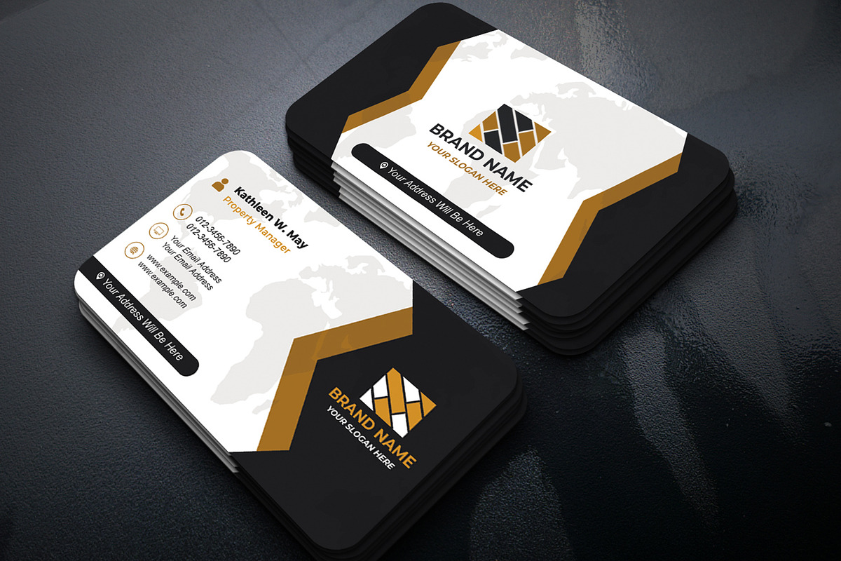 Modern Visiting Card Design, a Business Card Template by Mohammad Sarfaraz (Photo 1 of 5)