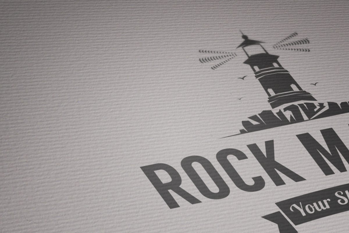 Paper Logo Mock-ups, a Presentation Template by LogoBuy (Photo 4 of 7)