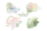 Wildflowers and Watercolor Textures, a Healthcare Illustration by Graphic Blue Bird (Thumbnail 3 of 7)