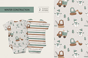Winter construction, a Pattern Graphic by Olena Kuznietsova (Thumbnail 1 of 9)