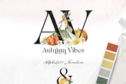 Autumn Vibes. Pumpkins Watercolor, an Illustration by LABFcreations (Thumbnail 13 of 21)
