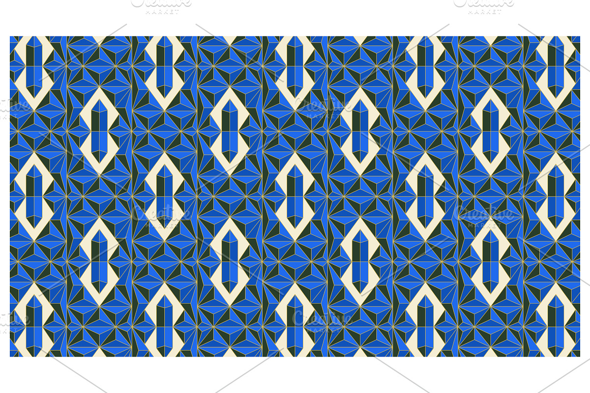 Geometric Seamless Patterns, a Pattern Graphic by Creative Backgrounds (Photo 6 of 7)
