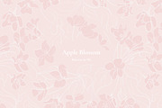 Apple Blossom Pattern Collection, a Pattern Graphic by Note And Silence (Thumbnail 8 of 8)
