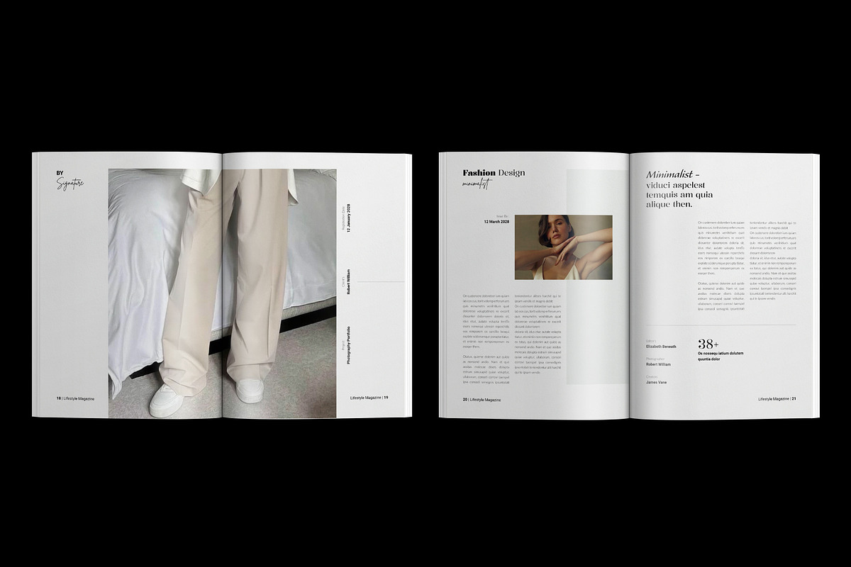 The Lifestyle Magazine Template, a Magazine Template by NorthPeak (Photo 8 of 13)