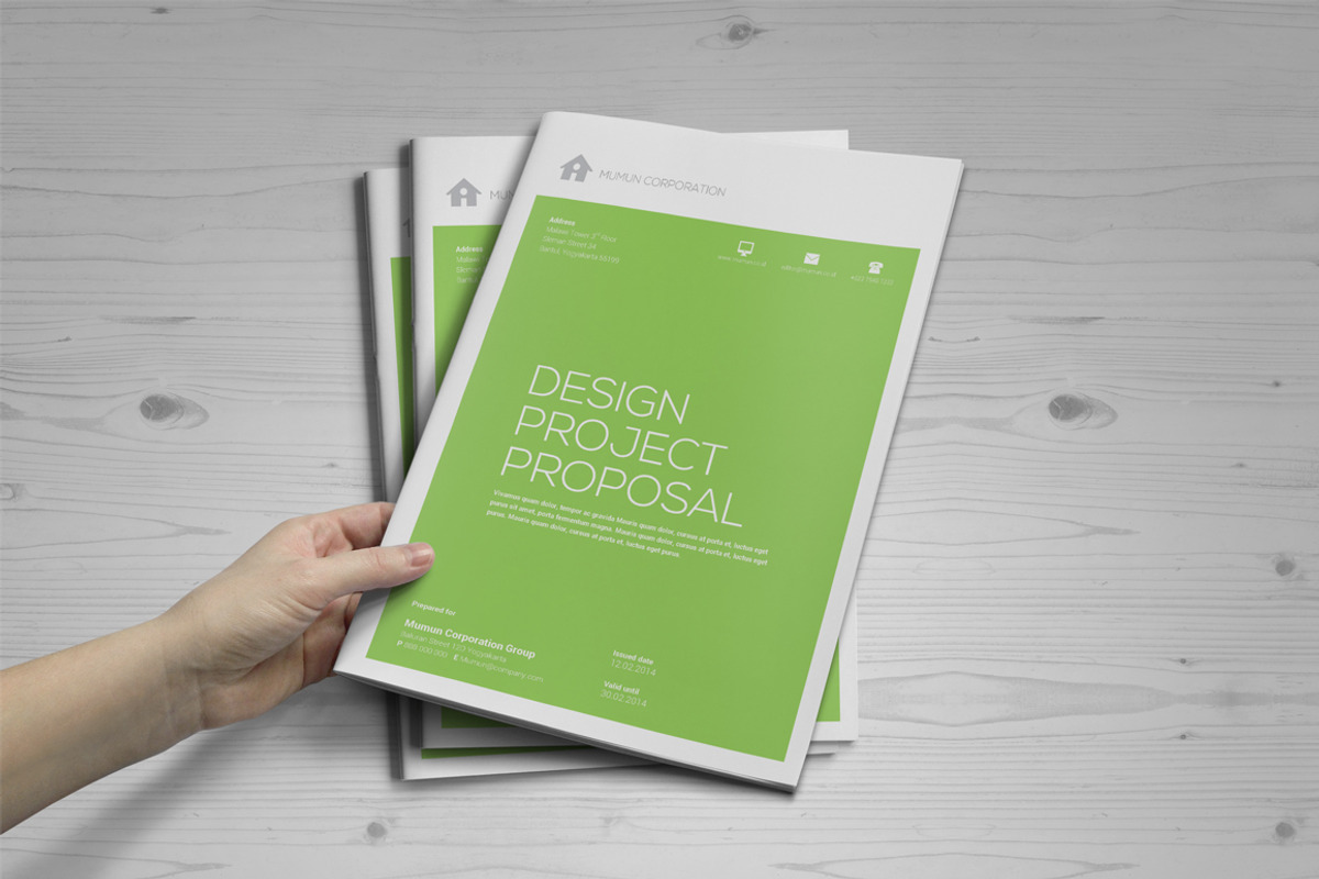 Basic Proposal Template, a Stationery Template by binangkit (Photo 2 of 8)