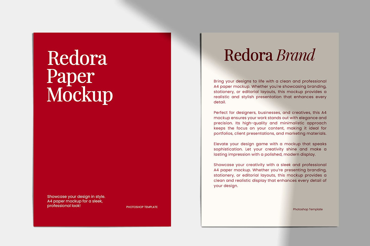 Redora Branding Mockup, an Advertising Mockup by etigma.com (Photo 2 of 37)