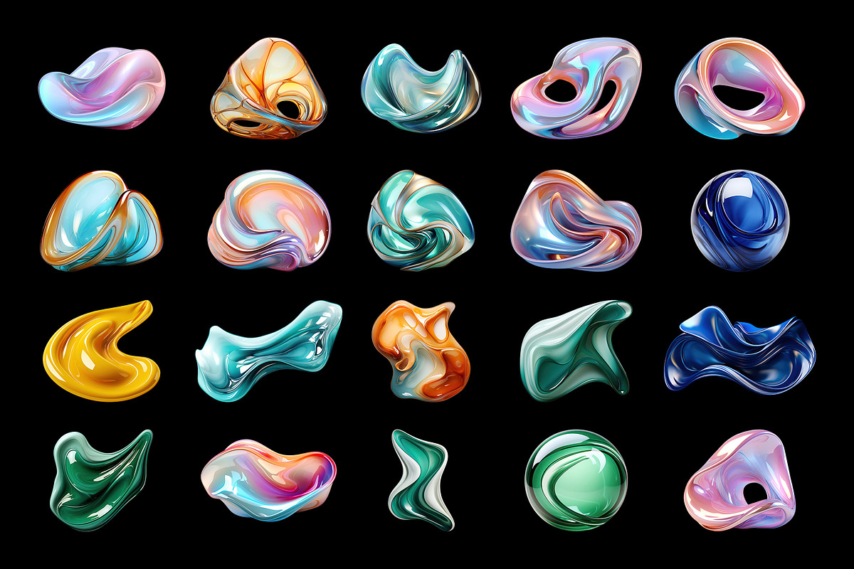 310 Abstract & Sphere PNG Elements, an Object Graphic by Graphicdome (Photo 18 of 52)