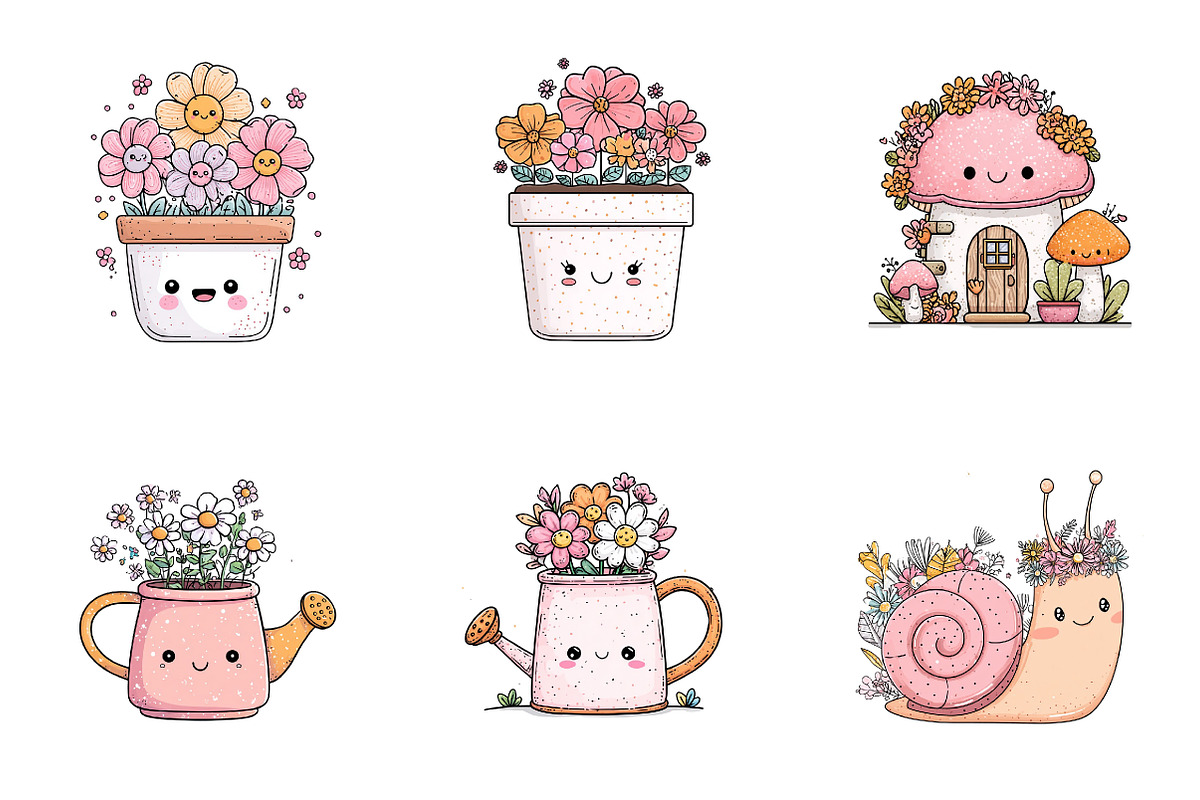 Hello spring cuties clipart - Spring, an Illustration by SinaCreation (Photo 5 of 11)