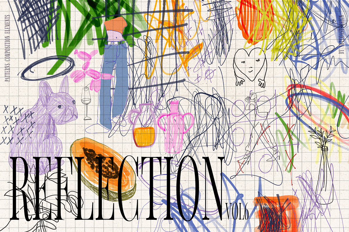 Reflection Scribble & Posters, an Object Graphic by nadispasibenko (Photo 6 of 15)