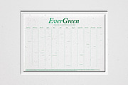 Undated Eco Calendar: Forest Haze, a Poster Template by Elibee (Thumbnail 5 of 6)