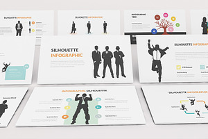 Silhouette Infographic Powerpoint