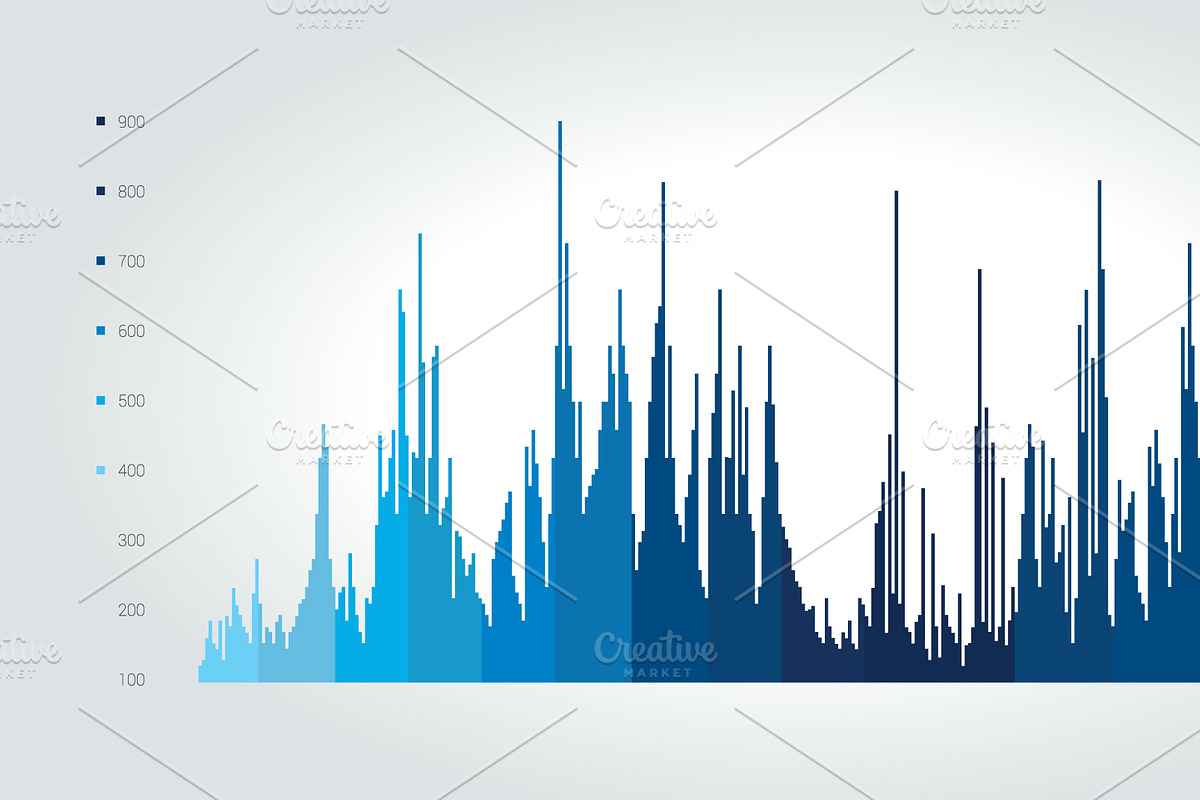 Chart, column graph, infographics., a Work Illustration by VectorAN