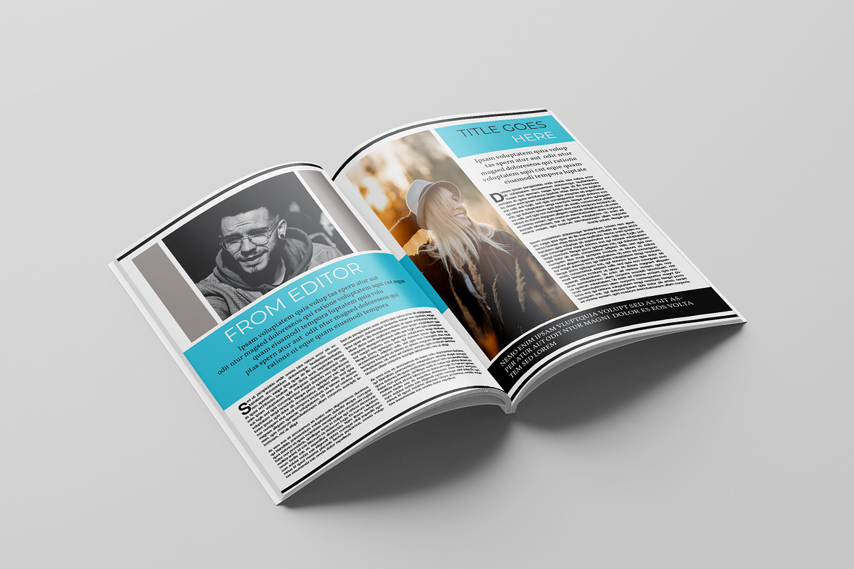 Magazine Template, a Magazine Template by retrographix (Photo 6 of 22)