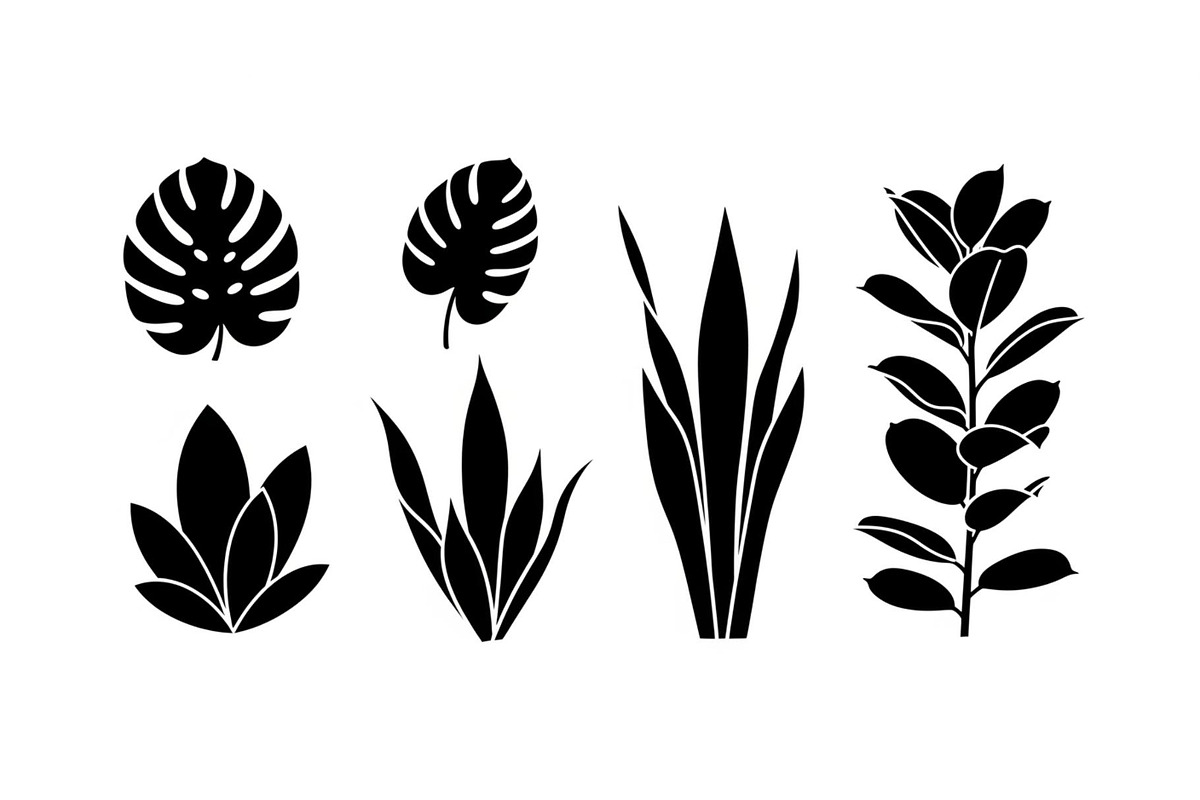 Minimal Botanical Leaf Silhouette Bu, an Illustration by Creativeshirt (Photo 30 of 51)