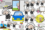 Grandmother ~ Cartoon Character Set, a Person Illustration by The Toon Company (Thumbnail 5 of 12)