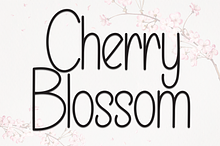 Cherry Blossom | Script Font