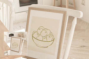 SUNNY KITCHEN Frame Mockup Set