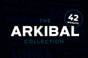 The Arkibal Collection - Bundle, a Sans Serif Font by Jan-Christian Bruun (Thumbnail 2 of 23)