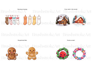 Cute Christmas Clipart, Santa Claus