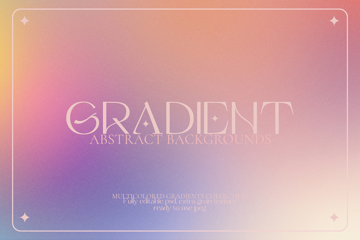 Multicolor Gradient Backgrounds, a Texture Graphic by Vintage Digital Textures (Photo 11 of 11)