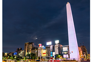 Obelisk of Buenos Aires in Argentina, an Architecture Photo by Leonid Andronov