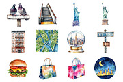 New York Tour Clipart, an Illustration by Design Market (Thumbnail 2 of 4)