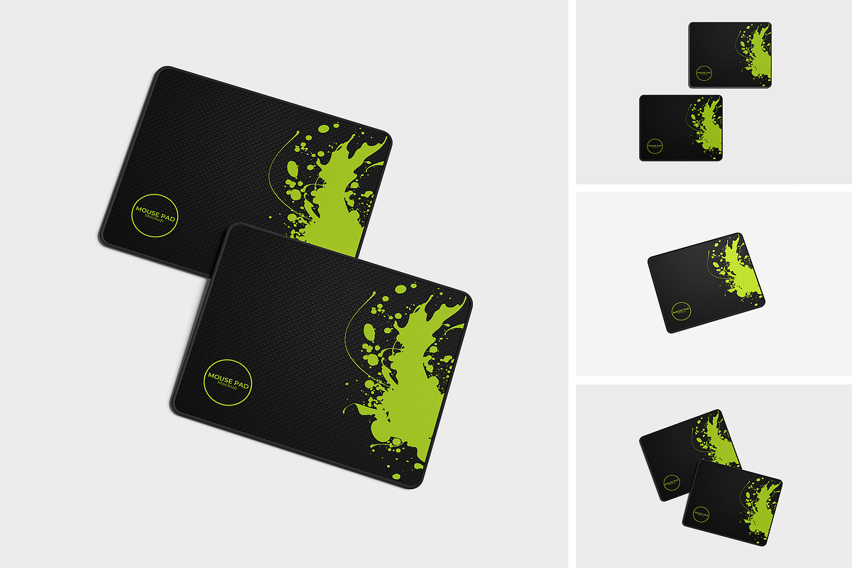 High Quality Mouse Pad Mockup, an Advertising Mockup by AnasStudio (Photo 1 of 5)