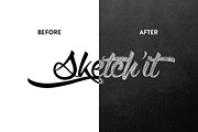 Sketch'it - Chalk and Sketch effects, a Layer Style Add-On by Graphic Goods Co (Thumbnail 5 of 5)