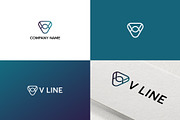 Simple Logo Design for Letter V, a Branding & Logo Template by Al-Ghaniy (Thumbnail 1 of 2)