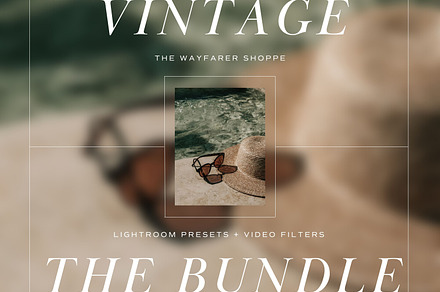 25 Vintage LR Presets, Video Filters, a Preset Add-On by TheWayfarerShoppe