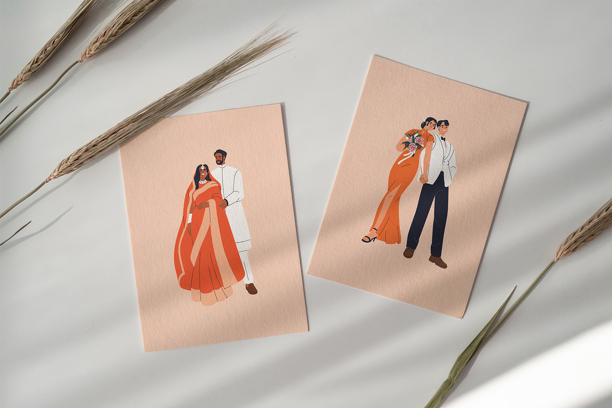 Happy wedding love couples set, a Person Illustration by Good Studio (Photo 7 of 8)