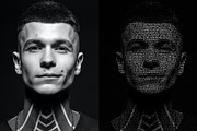 Text Portrait Photoshop Actions, an Action Add-On by Marvel (Thumbnail 2 of 5)