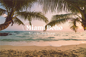 Miami Boho Branding Kit