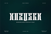 Xozqsek - Tall & Serif Font, a Serif Font by QR Design Studio (Thumbnail 1 of 6)