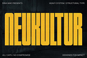 NEUKULTUR - Compressed Display Font, a Sans Serif Font by Dina Mae (Thumbnail 11 of 11)