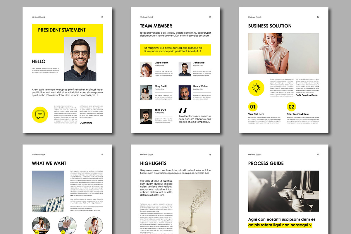 Minimal Ebook preview 4